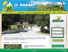 Tablet Screenshot of campingdiamant.com